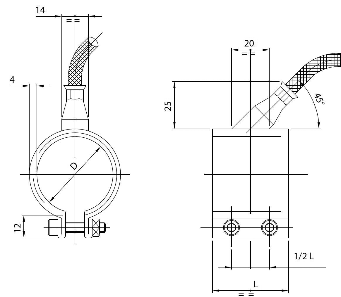 Stainless Steel Nozzle Heaters Heater Bands